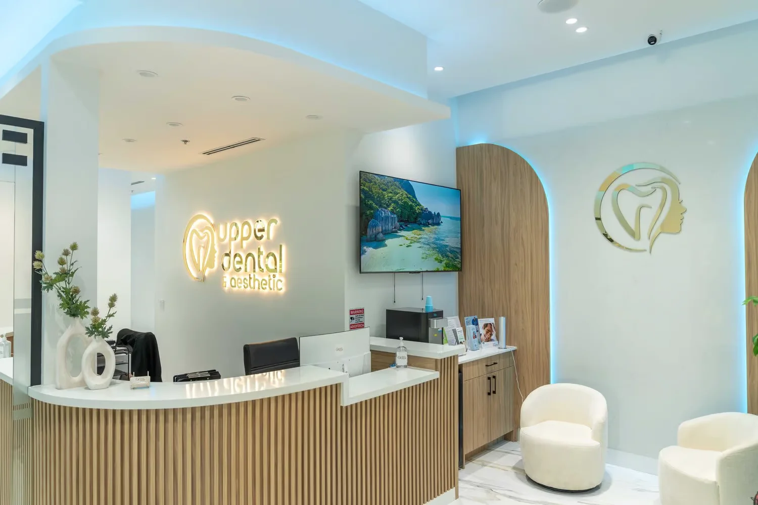 Upper Dental reception lounge