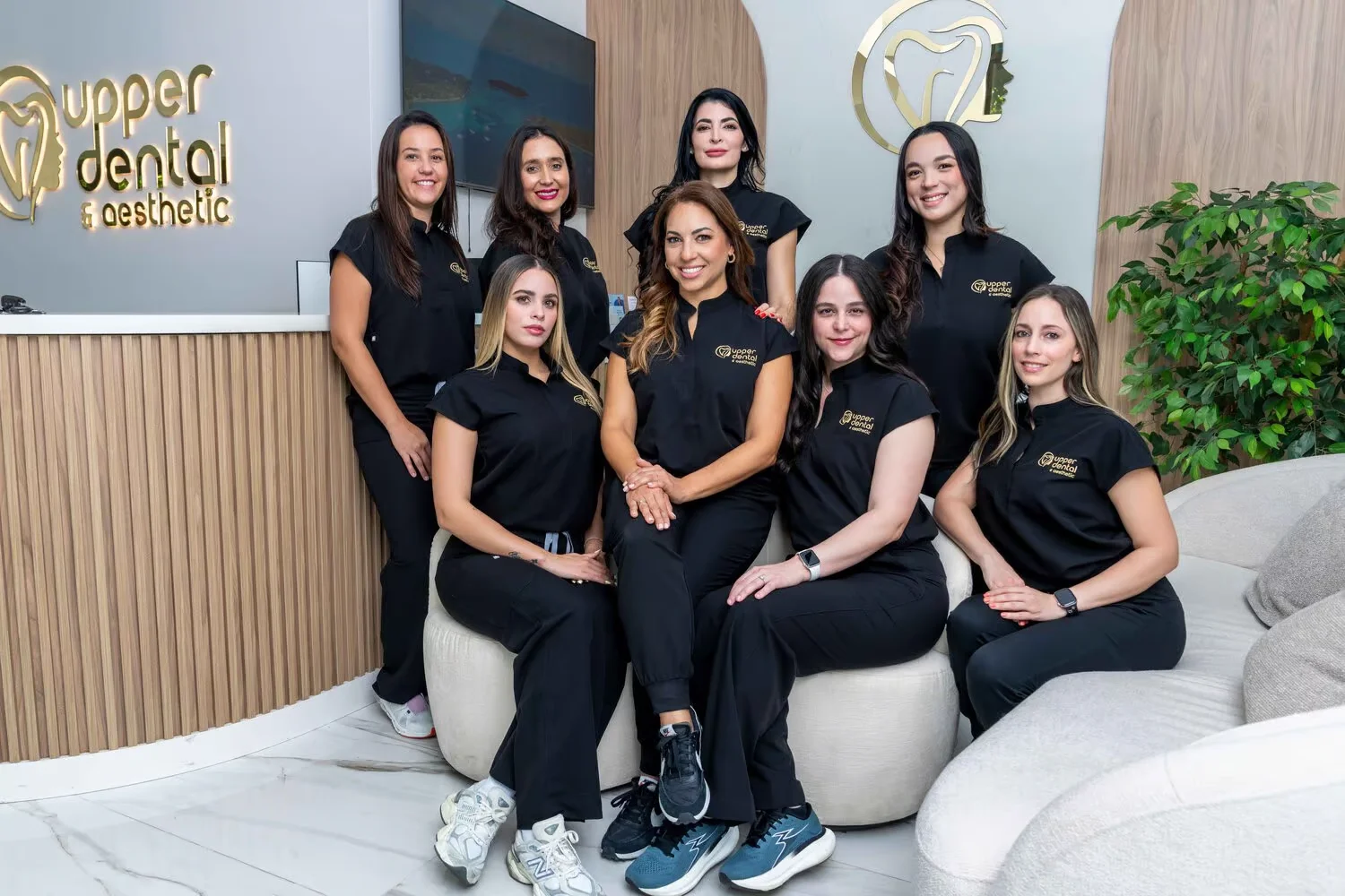 Upper Dental team in reception lounge